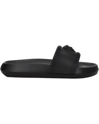 Versace - Herrens Hausschuhe und Clogs aus Gummi in Schwarz - Lyst