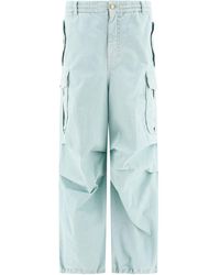 Marni - Cargo Trousers With Drape Detail - Lyst