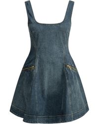 Self-Portrait - Short Flared Dress - Lyst