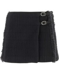 DURAZZI MILANO - Stretch Polyester Mini Skirt - Lyst