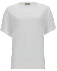 Herno - Cotton Blend T-Shirt - Lyst