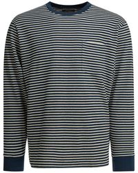 Beams Plus - Cotton Striped Crewneck T-Shirt - Lyst