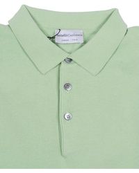 Sette Fili Cashmere - Short-Sleeved Polo Shirt With Tubular Hem And Side Slits Cotton M/C - Lyst