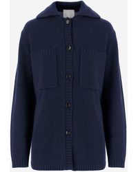 Allude - Wool And Cashmere Cardigan - Lyst
