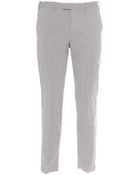 PT01 - Pantalone Master, Flat Front, Diagonal Pockets, Flap Back Pockets, Finished - Lyst
