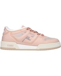Fendi - Sneakers Frauen Mesh rosa/Blume - Lyst