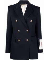 Golden Goose - Double-Breasted Blazer With Buttons - Lyst