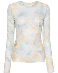 Erika Cavallini Semi Couture - Graphic-Print Top - Lyst