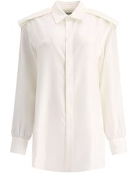 Burberry - Silk Shirt - Lyst