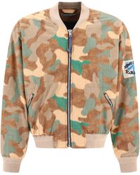 Acne Studios - Logo Patch Camouflage Bomber - Lyst