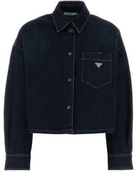 Prada - Denim Shirt - Lyst