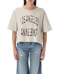 Anine Bing - T Shirts and Polos Gray - Lyst