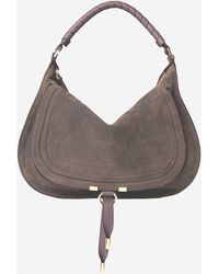 Chloé - Marcie Sac à bandoulière en daim - Lyst