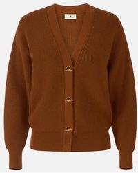 Elisabetta Franchi - Cardigan With Jewel Buttons - Lyst