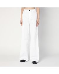 Department 5 - Misa Cotton Wide Trousers - Lyst