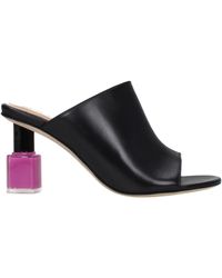 Loewe - Nail Polish Leather Sandal - Lyst