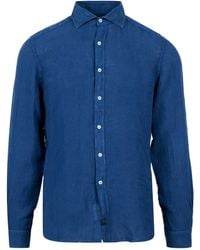 Fay - Chemises bleu - Lyst