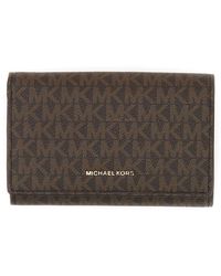 MICHAEL Michael Kors - Wallet With All Over Logo - Lyst