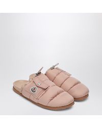 Moncler - Quilted Mini Pocket Flat Sandals - Lyst