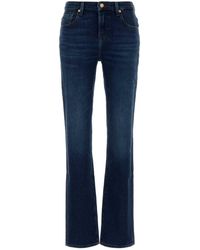 7 For All Mankind - Mid Rise Jeans - Lyst