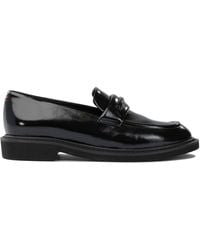 Halmanera - Glossy Leather Loafers Loafers & Slippers - Lyst