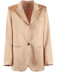forte_forte - Shiny Coat With Satin - Lyst