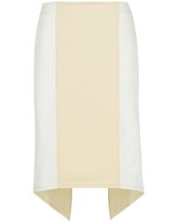 JW Anderson - Jw Anderson 'gelaagde' Witte Katoenen Rok - Lyst
