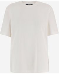 Jacquemus - Katoenen T-shirt Met Logo - Lyst