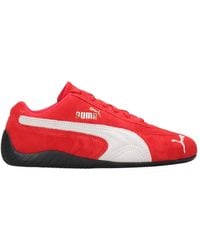 PUMA - Sneakers Rood+wit - Lyst