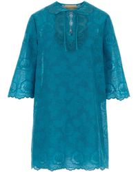 Valentino Garavani - Broderie Anglaise Dress - Lyst