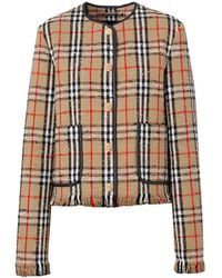 Burberry - Vintage Check Motif Jack - Lyst