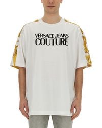Versace Jeans Couture - T Shirt With Logo - Lyst