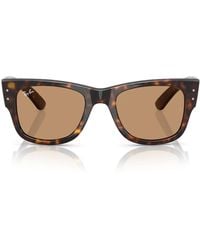 Ray-Ban - Zonnebril Rb0840 S 902/53 Mega Wayfarer Havana/bruin Unisex - Lyst