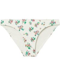 Tory Burch - Floral Print Bikini Bottom - Lyst