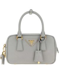 Prada - Powder Leather Handbag - Lyst