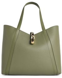 Furla - Borsa Lear Verde 'Shopping Goccia' - Lyst