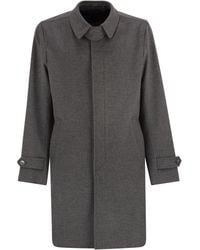 Herno - Wool And Cashmere Coat - Lyst