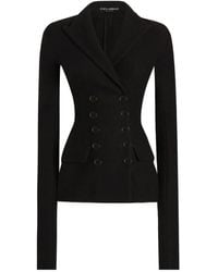 Dolce & Gabbana - Wolltuch Blazer - Lyst