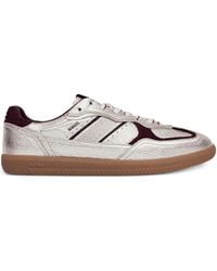 Alohas - Tb.490 Grain Shimmer Burgundy Leather Sneakers - Lyst