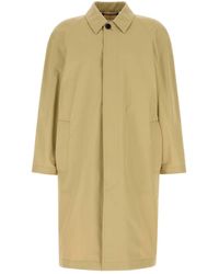 Burberry - Cotton Overcoat - Lyst