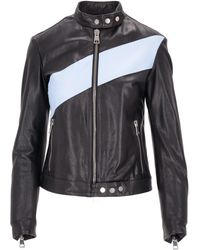 LA ROSE - Lederbomber Schwarz - Lyst