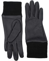 Burberry - Leather Gloves - Lyst