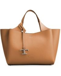 Tod's - Leather Tote Bag - Lyst