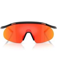 Emporio Armani - Sonnenbrille Q74008 62946 S X Milano Cortina 2026 Glossy Black/Spotted Brown Tangerine Herren - Lyst