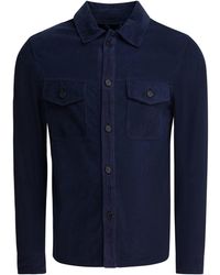 Altum - Suede Overshirt Jacket Jackets And Coats - Lyst