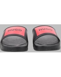 HUGO - Match Slides Synthetic Shoe - Lyst