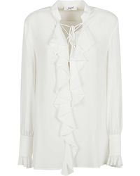 The Seafarer - Milly Ruched Shirt - Lyst