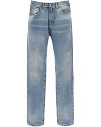 Maison Margiela - Lose Jeans mit geradem Schnitt - Lyst
