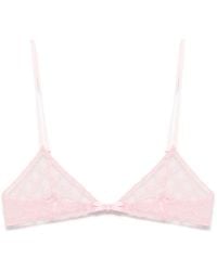 Gucci - Gg Tulle Bra - Lyst