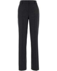 PT Torino - Ambra Wool-Blend Straight-Leg Pants - Lyst